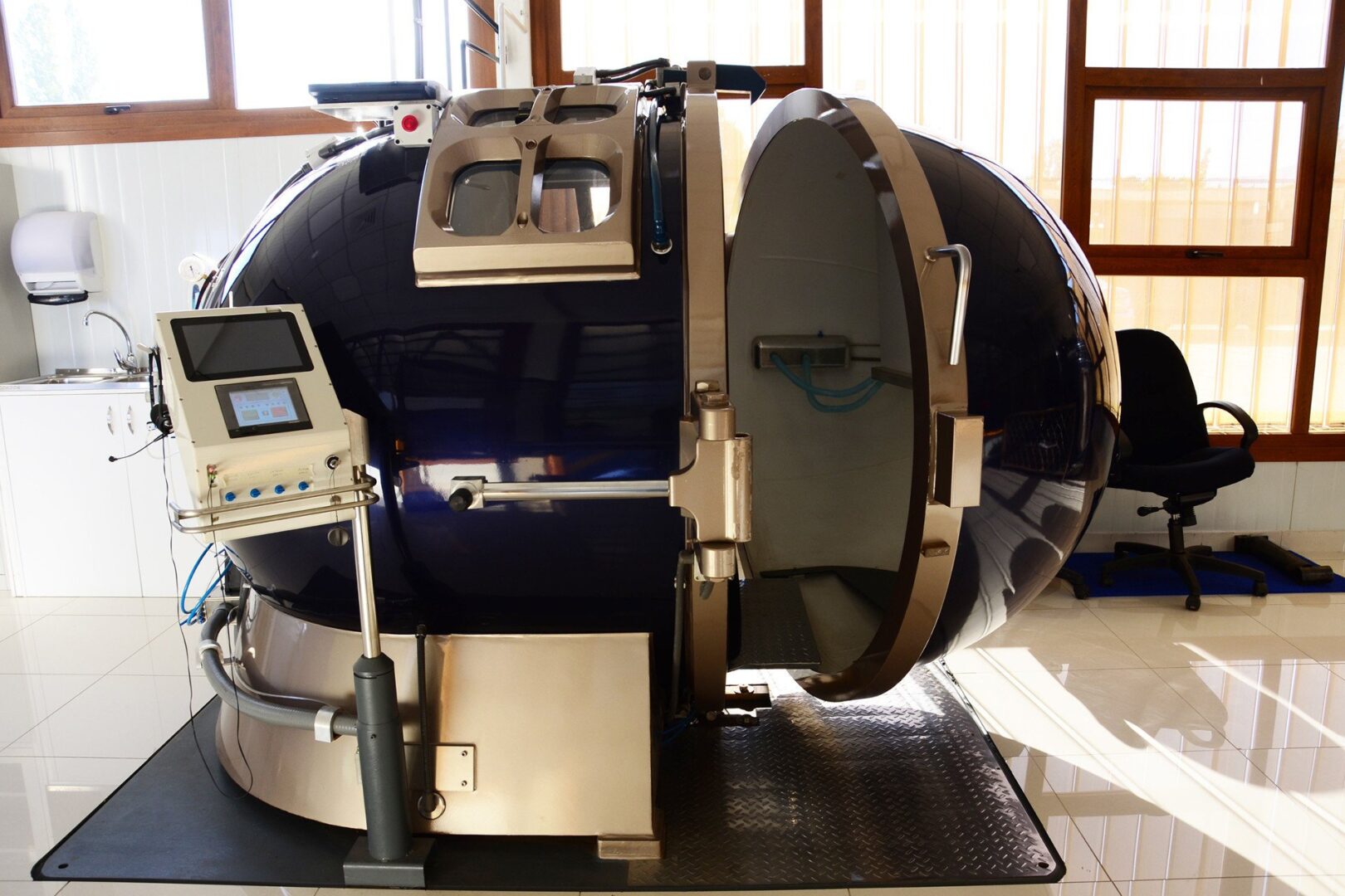 Cámara hiperbárica biplaza de Oxígeno Centro Médico